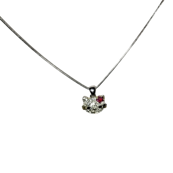 Hello Kitty bling necklace and pendant - Picture 5 of 11